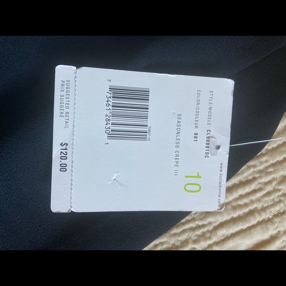 Liz Claiborne mid length black skirt - Picture 3 of 3